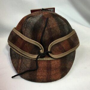 Stormy Kromer KIDS Wool Blend Winter Hat, Plaid Outdoor Size M NEW!